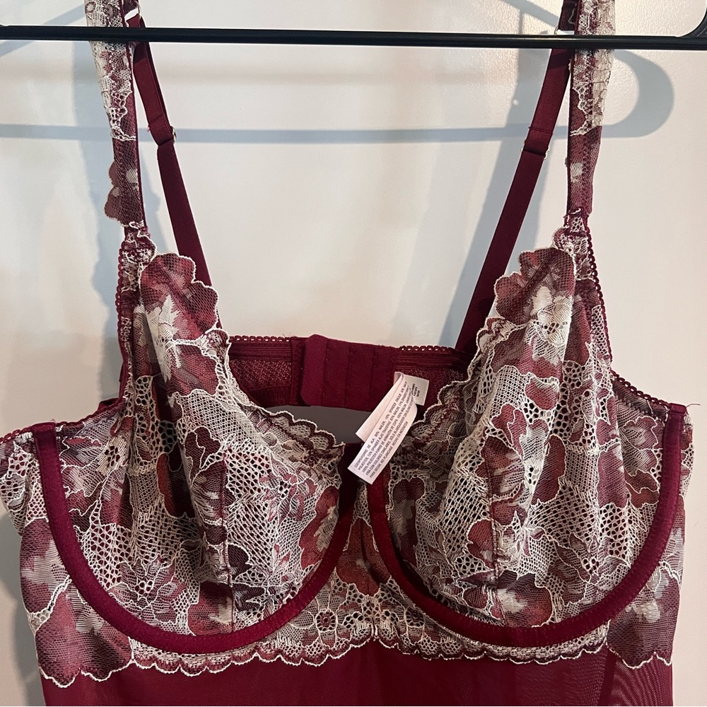 Auden Deep Red Lingerie